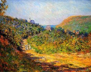 Artist Claude Monet's Work - At Les PetitDalles