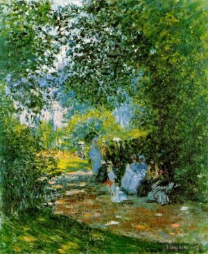 Artist Claude Monet's Work - At the Parc Monceau