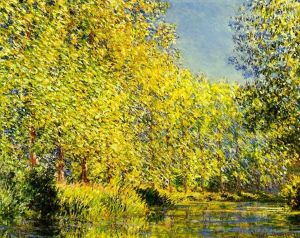 Artist Claude Monet's Work - Bend in the River Epte