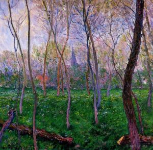 Artist Claude Monet's Work - Bennecourt 1887