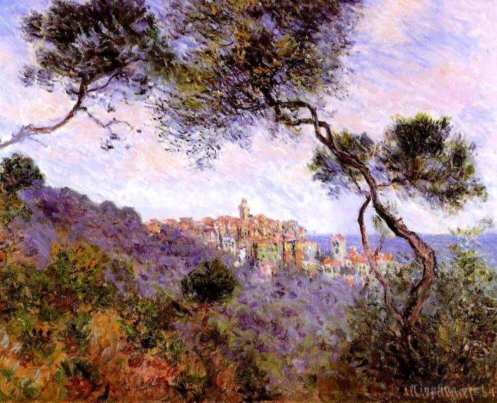 Claude Monet Oil Painting - Bordighera Italy