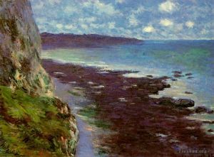 Artist Claude Monet's Work - Cliff near Dieppe