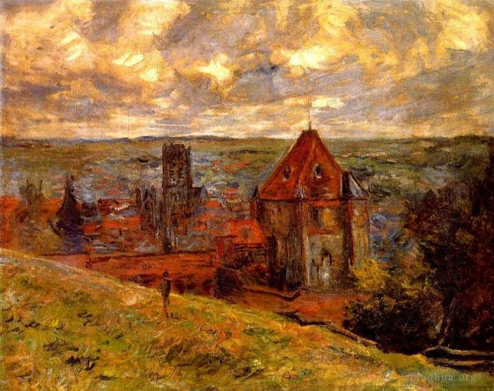 Claude Monet Oil Painting - Dieppe