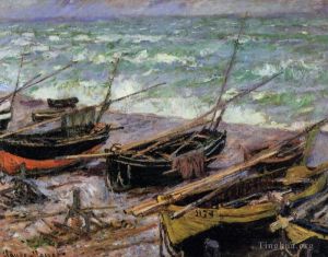Artist Claude Monet's Work - Fishing Boats