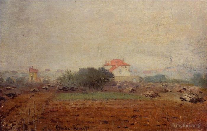 Claude Monet Oil Painting - Fog Effect