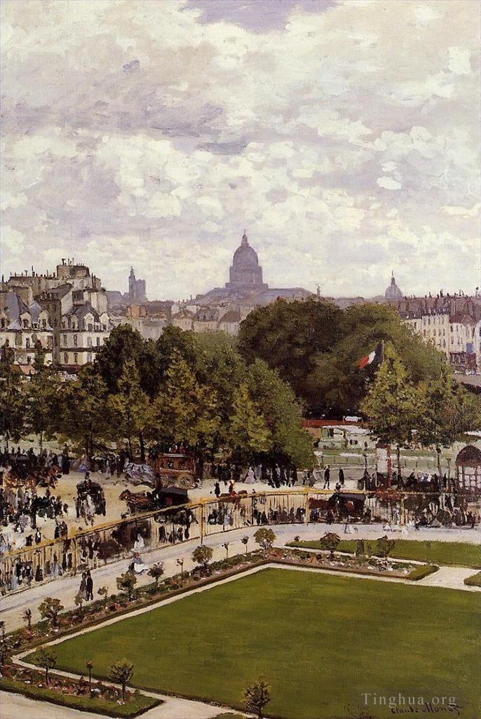 Claude Monet Oil Painting - Garden of the Princess