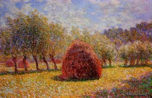 Artist Claude Monet's Work - Haystacks at Giverny 1895