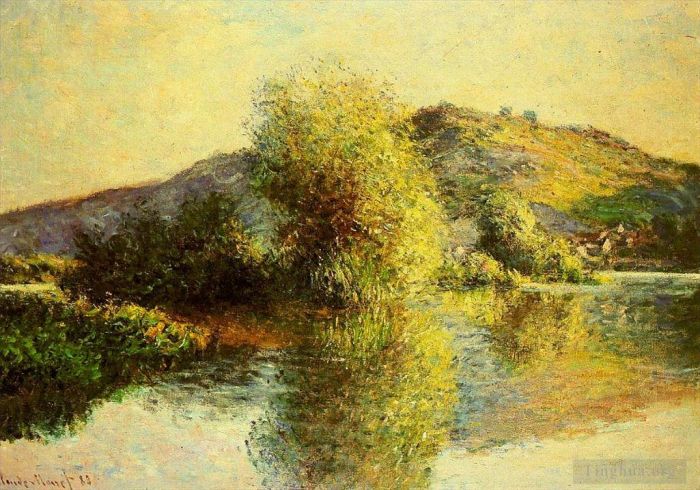 Claude Monet Oil Painting - Isleets at PortVillez