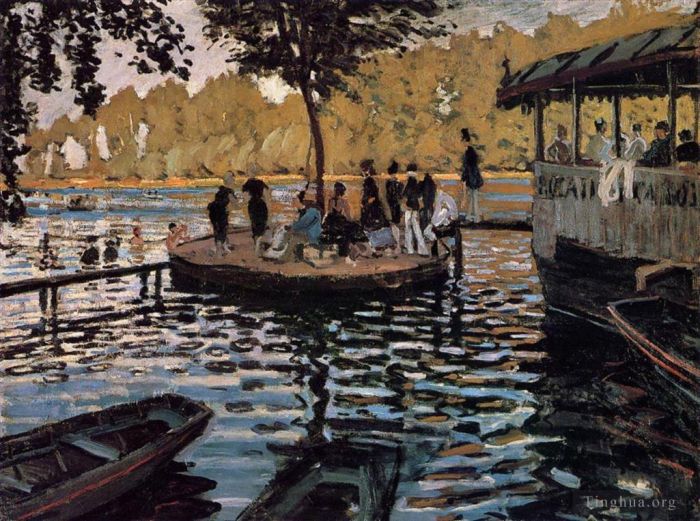 Claude Monet Oil Painting - La Grenouillere