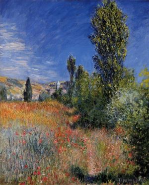 Artist Claude Monet's Work - Landscape on the Ile Saint-Martin