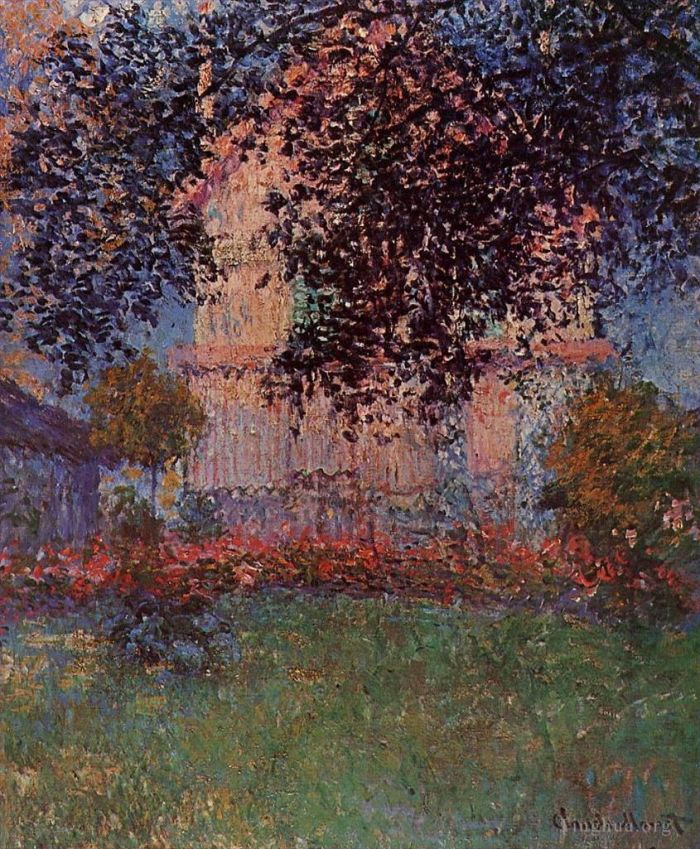 Claude Monet Oil Painting - Monet’s House in Argenteuil