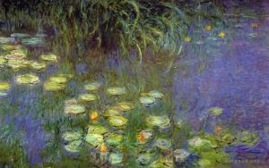 Artist Claude Monet's Work - Morning left detail