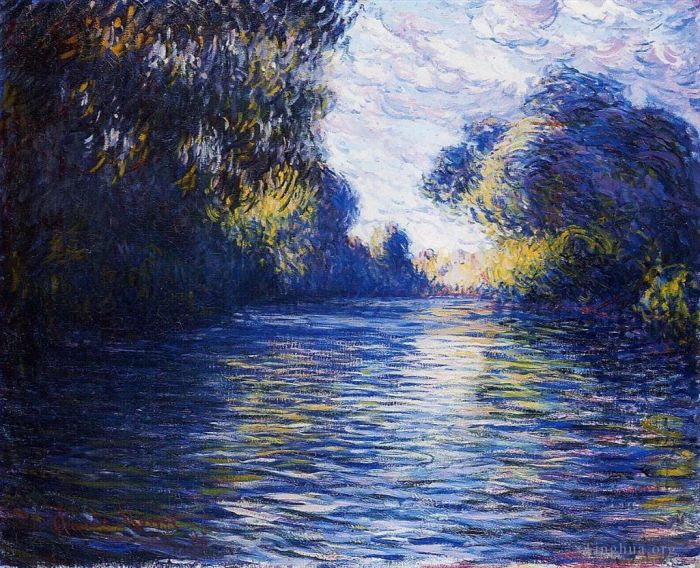 Claude Monet Oil Painting - Morning on the Seine 1897