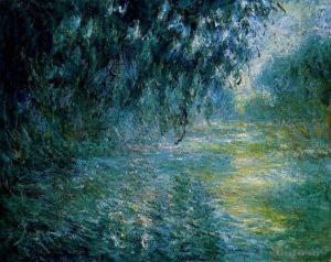 Artist Claude Monet's Work - Morning on the Seine in the Rain