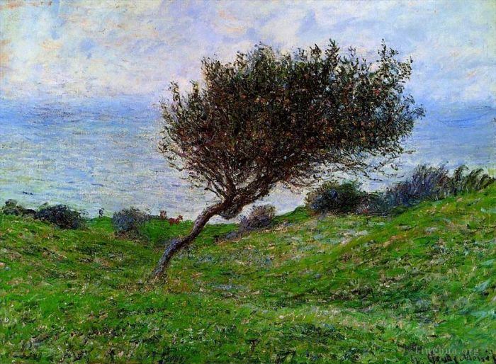 Claude Monet Oil Painting - On the Coast at Trouville