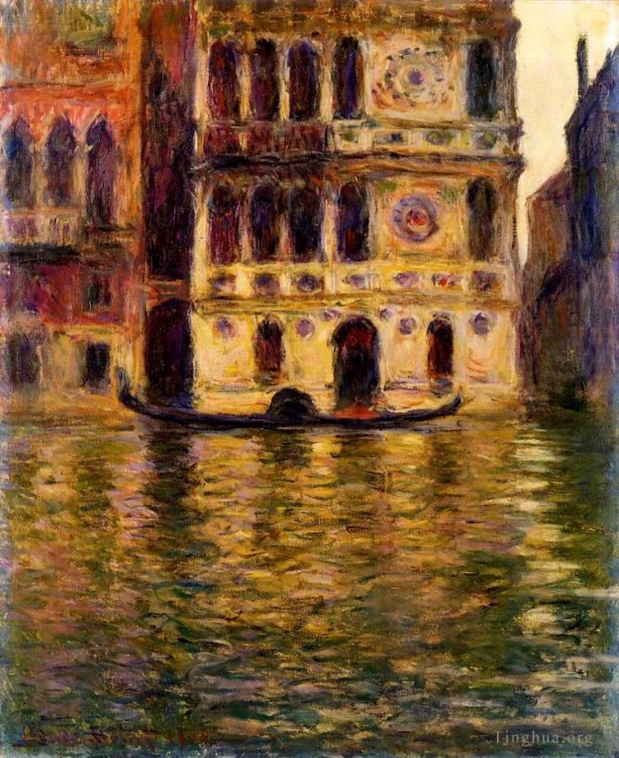 Claude Monet Oil Painting - Palazzo Dario