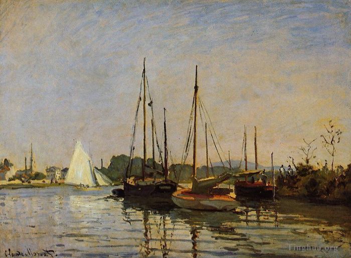 Claude Monet Oil Painting - Pleasure Boats