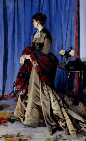 Artist Claude Monet's Work - Portrait Of Madame Gaudibert