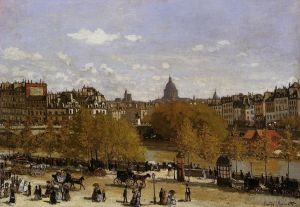 Artist Claude Monet's Work - Quai du Louvre