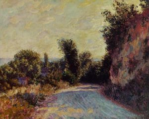 Artist Claude Monet's Work - Road near Giverny