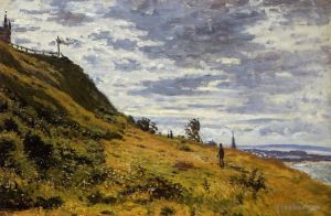 Artist Claude Monet's Work - Taking a Walk on the Cliffs of SainteAdresse