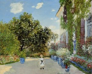 Artist Claude Monet's Work - The Artist’s House at Argenteuil