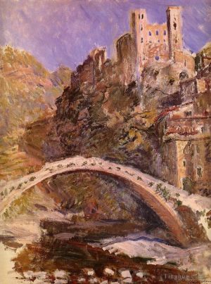 Artist Claude Monet's Work - The Castle at Dolceacqua