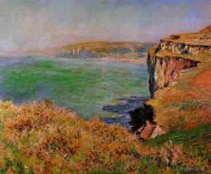 Artist Claude Monet's Work - The Cliff at Varengeville
