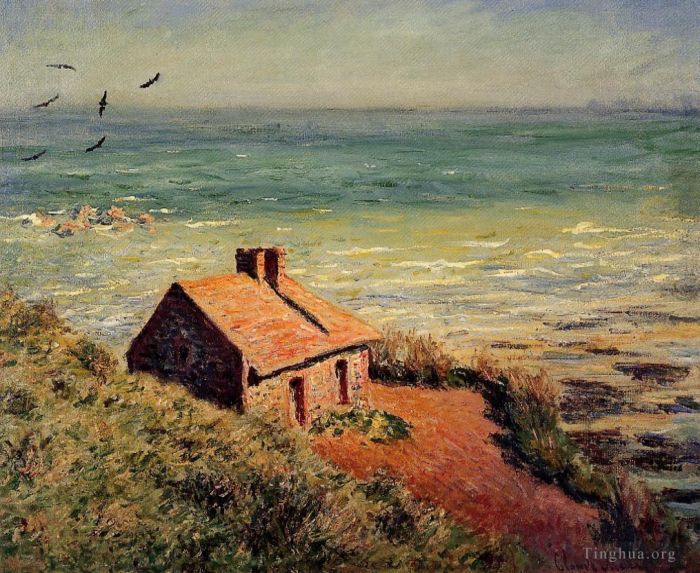 Claude Monet Oil Painting - The Custom House Morning Evvect