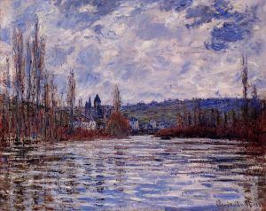 Artist Claude Monet's Work - The Flood of the Seine at Vetheuil