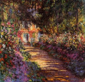 Artist Claude Monet's Work - The Flowered Garden