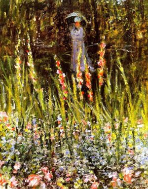Artist Claude Monet's Work - The Garden Gladioli