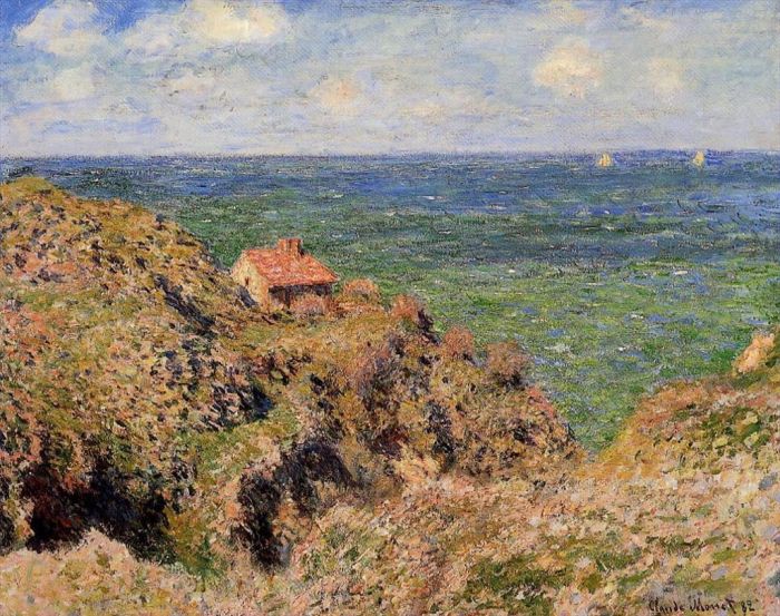 Claude Monet Oil Painting - The Gorge at Varengeville