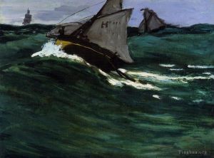 Artist Claude Monet's Work - The Green Wave