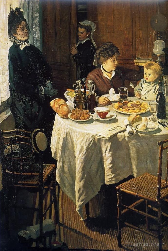 Claude Monet Oil Painting - The Luncheon