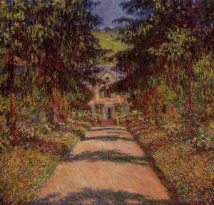 Artist Claude Monet's Work - The Main Path at Giverny