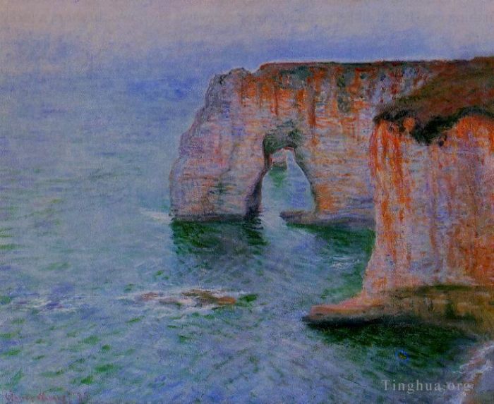 Claude Monet Oil Painting - The Manneport Seen from the East
