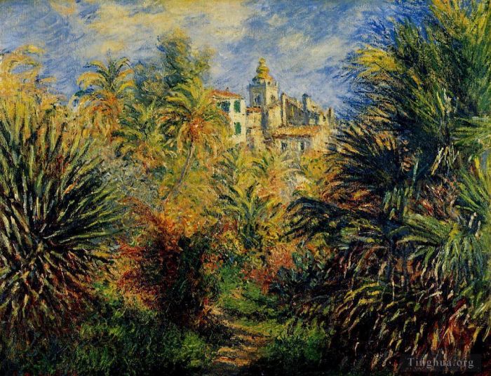 Claude Monet Oil Painting - The Moreno Garden at Bordighera II
