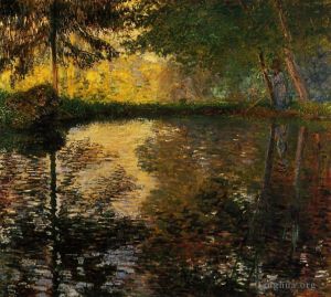 Artist Claude Monet's Work - The Pond at Montgeron II