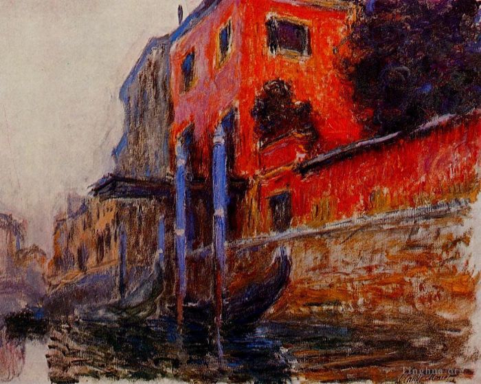 Claude Monet Oil Painting - The Red House