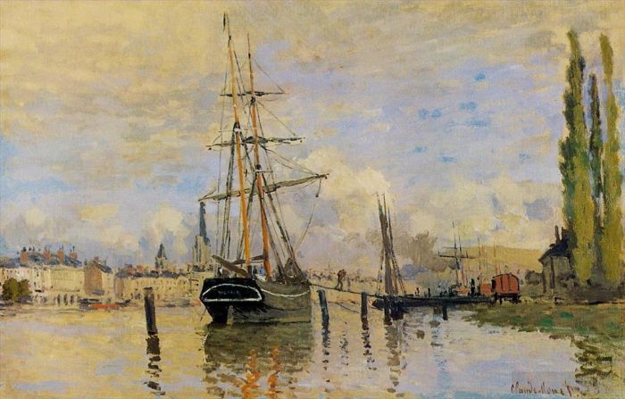 Claude Monet Oil Painting - The Seine at Rouen