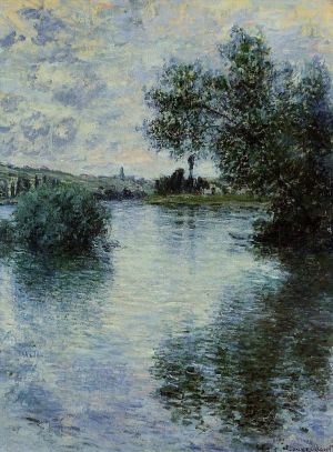 Artist Claude Monet's Work - The Seine at Vetheuil II 1879