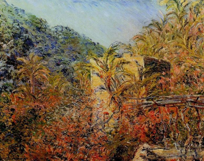 Claude Monet Oil Painting - The Valley of Sasso Sunshine