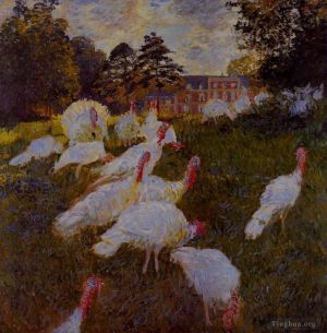 Artist Claude Monet's Work - Turkeys