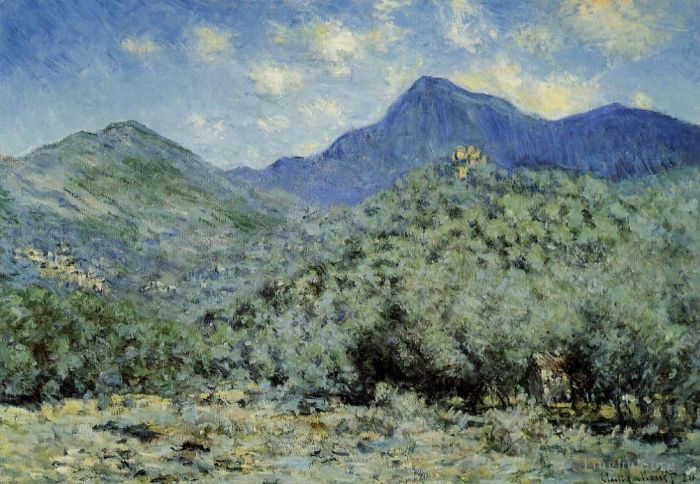 Claude Monet Oil Painting - Valle Bouna near Bordighera
