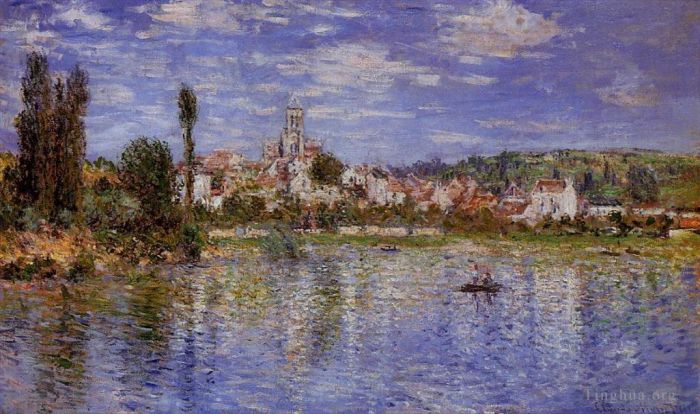 Claude Monet Oil Painting - Vetheuil in Summer