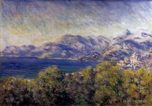 Artist Claude Monet's Work - View of Ventimiglia