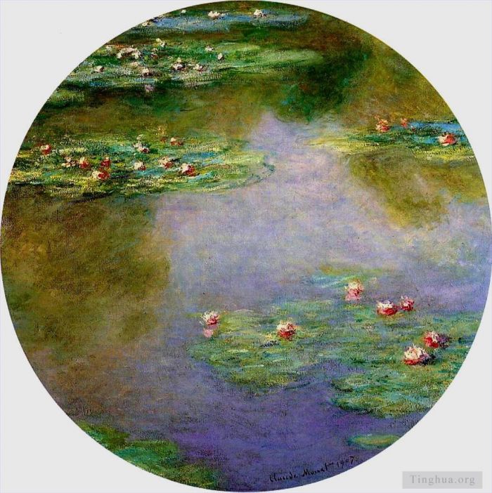 Claude Monet Oil Painting - Water Lilies 1907