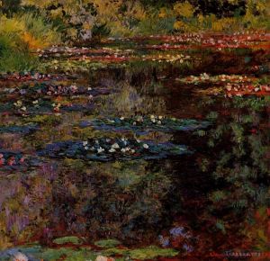 Artist Claude Monet's Work - Water Lilies IX