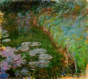 Artist Claude Monet's Work - Water Lilies XVI